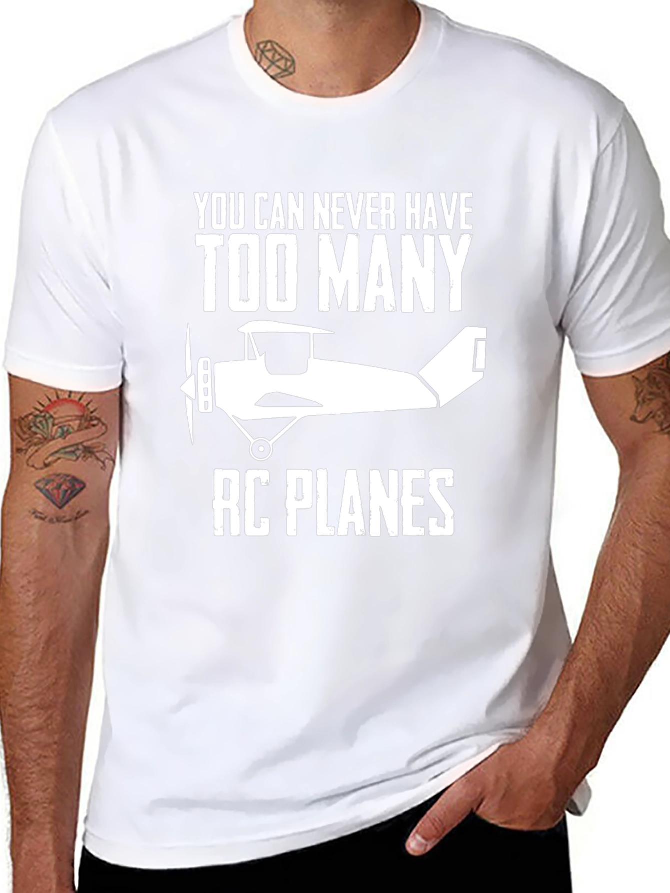 RC Planes Graphic Tee - Aviation Hobbyist T-Shirt