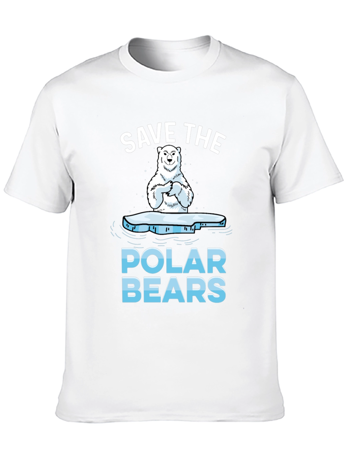 Save The Polar Bears Graphic T-Shirt