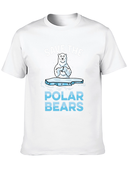 Save The Polar Bears Graphic T-Shirt