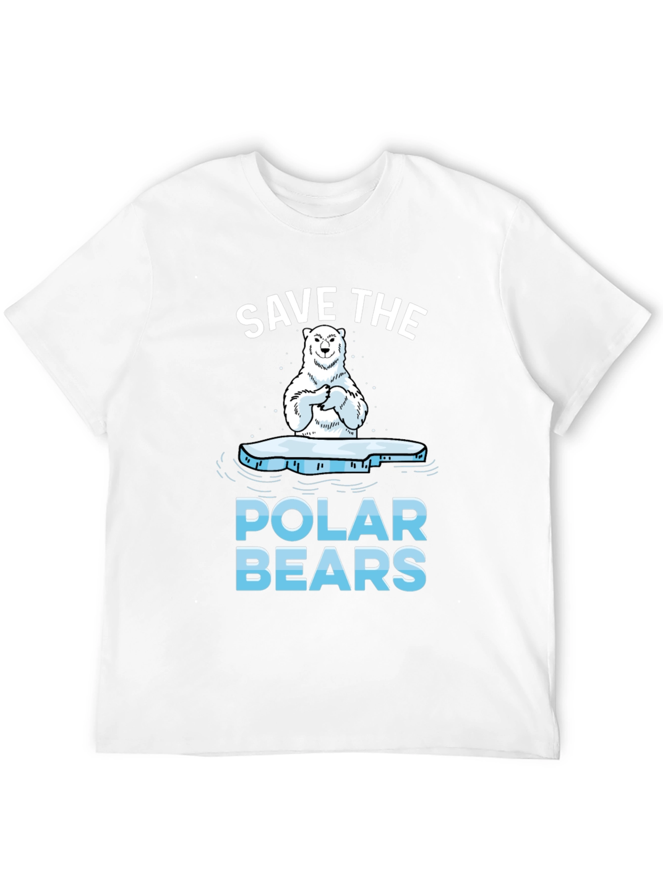 Save The Polar Bears Graphic T-Shirt