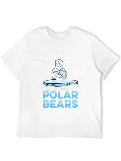 Save The Polar Bears Graphic T-Shirt