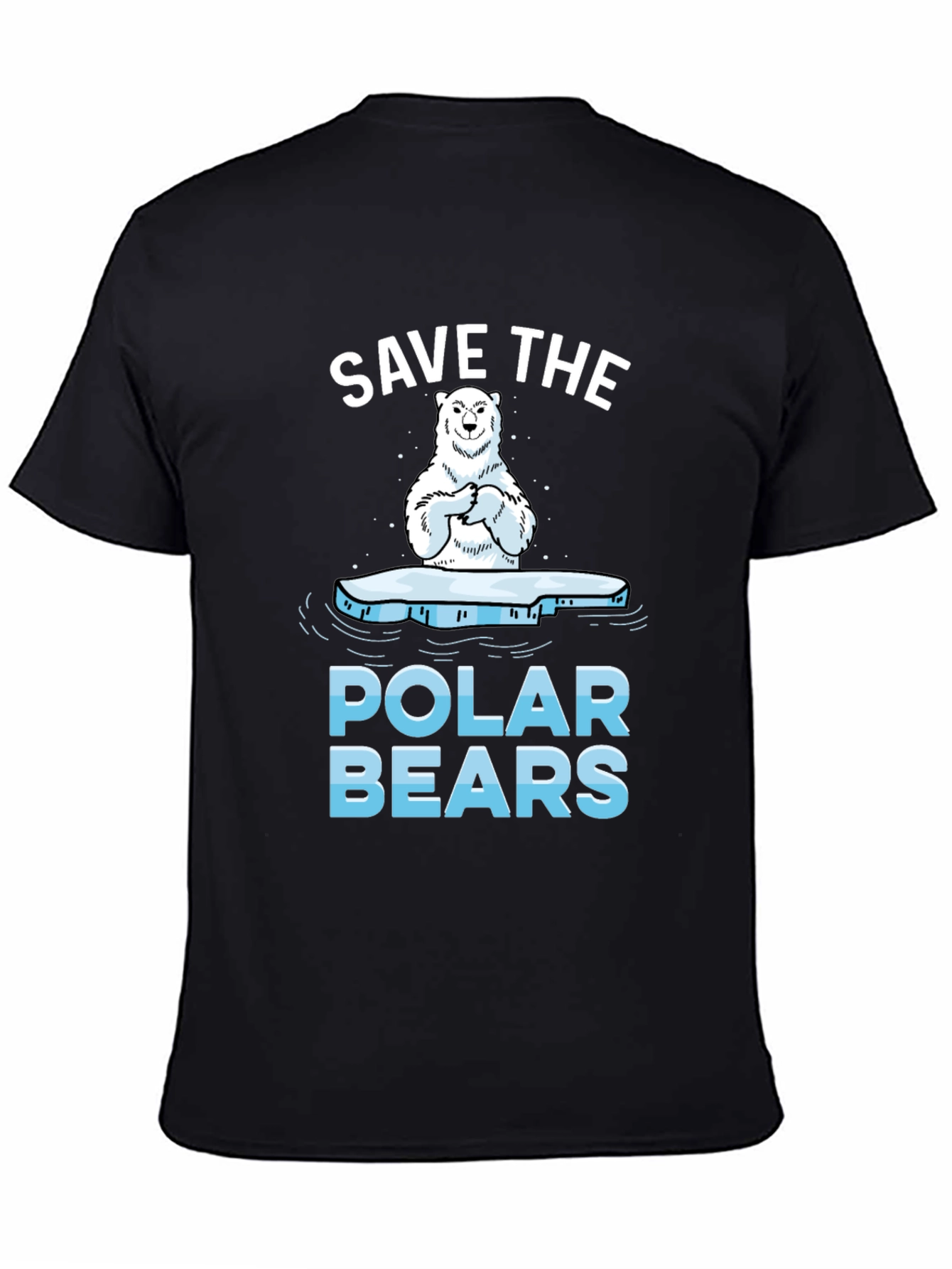 Save The Polar Bears Graphic T-Shirt
