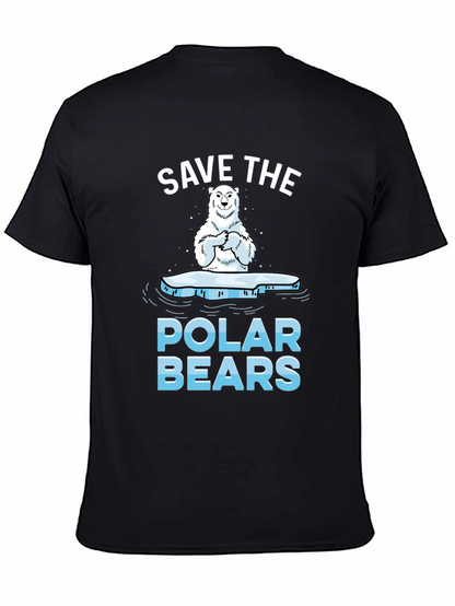 Save The Polar Bears Graphic T-Shirt