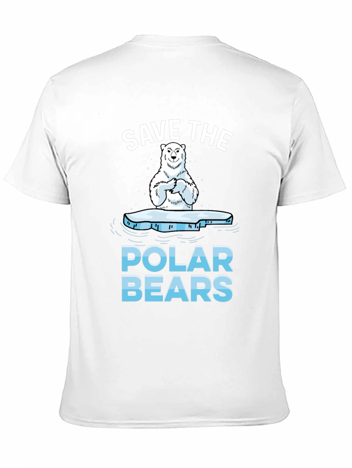 Save The Polar Bears Graphic T-Shirt