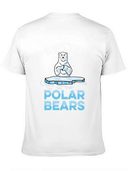 Save The Polar Bears Graphic T-Shirt