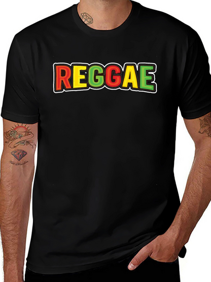Reggae T-Shirt - Rasta Colors Graphic Tee