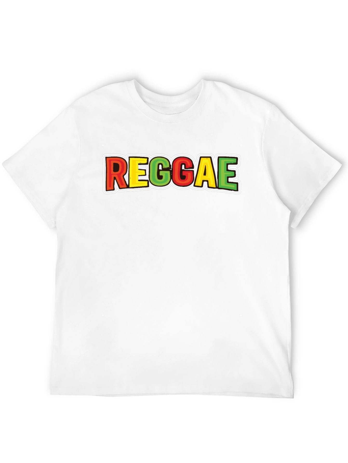 Reggae T-Shirt - Rasta Colors Graphic Tee