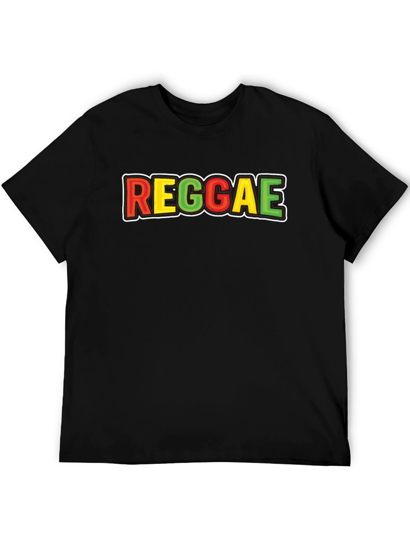Reggae T-Shirt - Rasta Colors Graphic Tee