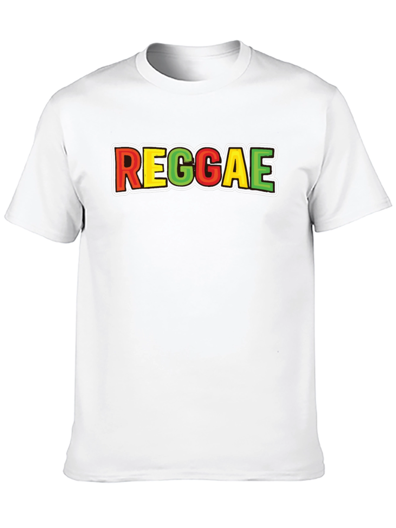Reggae T-Shirt - Rasta Colors Graphic Tee