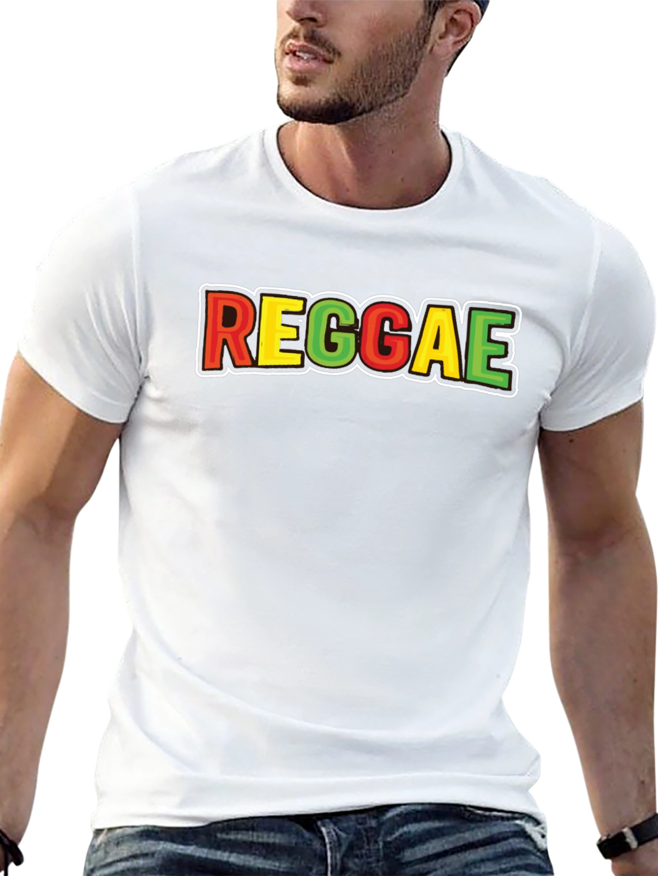 Reggae T-Shirt - Rasta Colors Graphic Tee