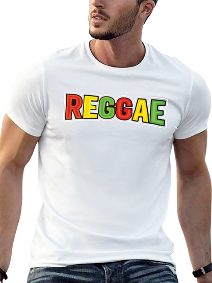 Reggae T-Shirt - Rasta Colors Graphic Tee