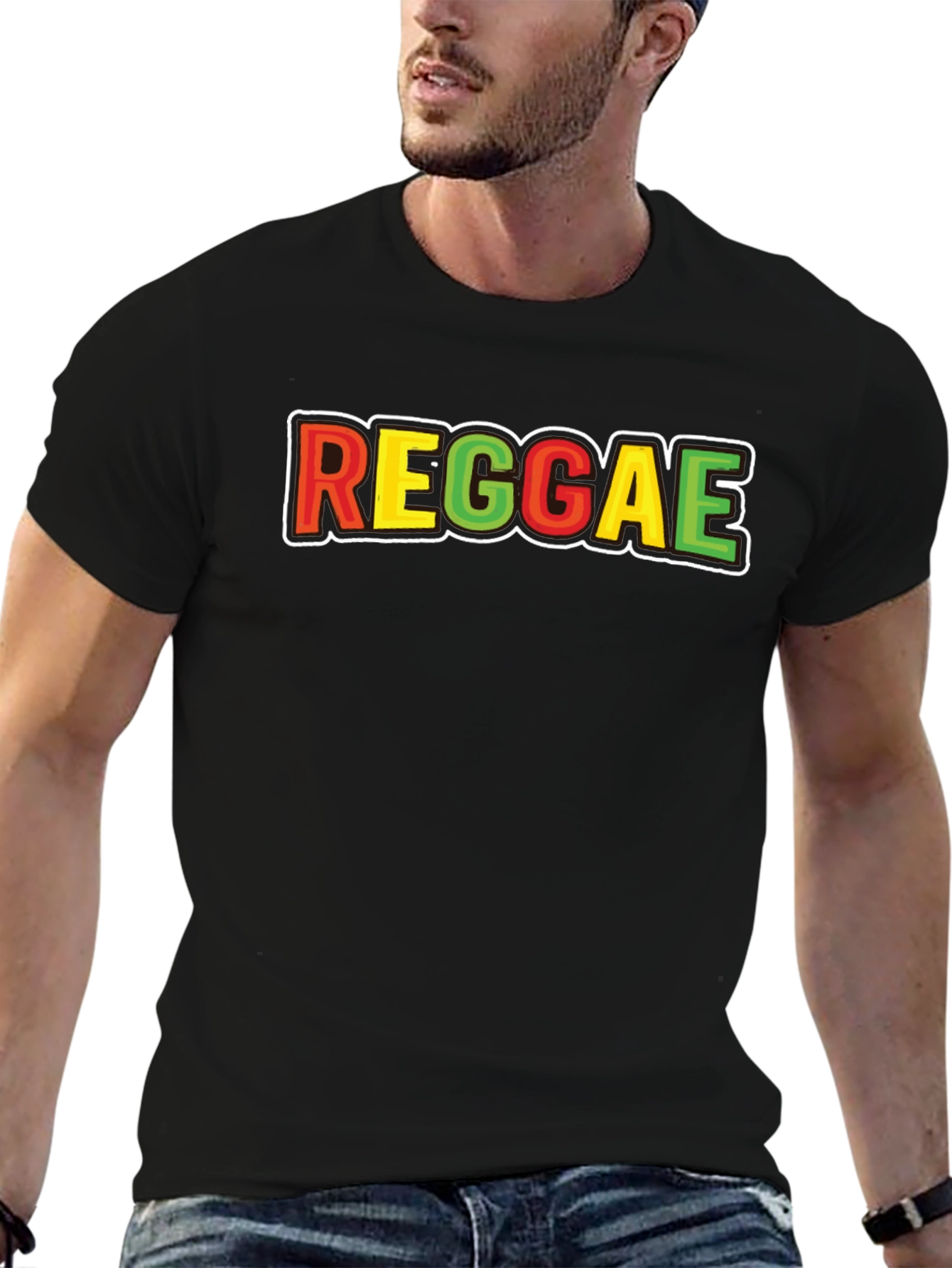 Reggae T-Shirt - Rasta Colors Graphic Tee
